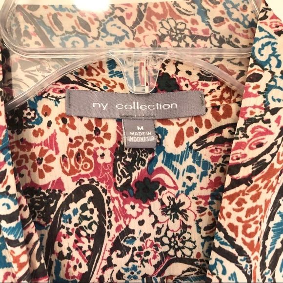 Paisley Sleeveless Blouse, Size M - Picture 4 of 4